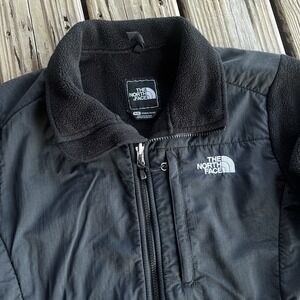 North‎ Face Polartec Denali Women's Medium Black Full Zip Jacket FLAW